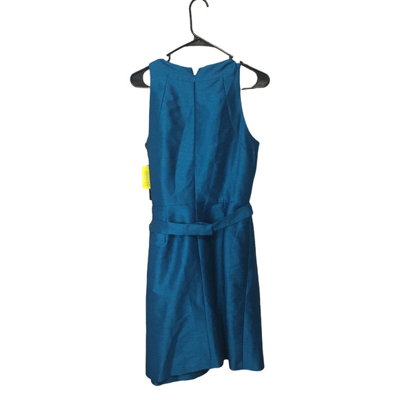 NWT Alfred Sung Women's Mosaic Dupioni Dress Size 10 Blue, Cocktail, Formal, - Picture 6 of 16